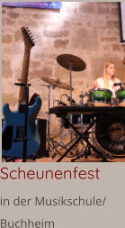 Scheunenfest  in der Musikschule/  Buchheim